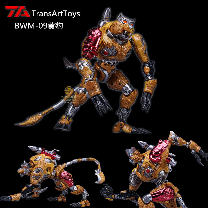 ラムマバニー・サイバーキャット・チャイナ TransArtBeast Wars Bwm-09 Cheetor BLADE LEOPARD SHADOW MP 8