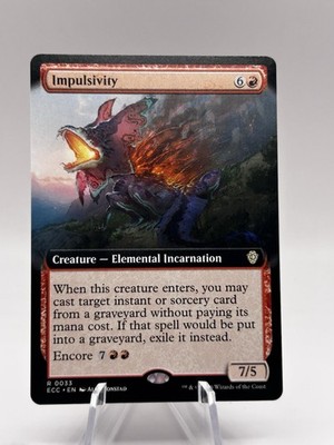 Impulsivity 0033 Extended Art Commander: Lorwyn Eclipsed ECC MTG NM