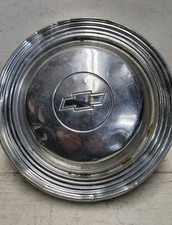 Vintage 50s 60s Chevrolet Bowtie Stainless 10.5 Inch Dog Dish Hubcap Ratrod Wall Vintage 50s 60s Chevrolet Bowtie Stainless 10.5 Inch Dog Dish Hubcap Ratrod Wall