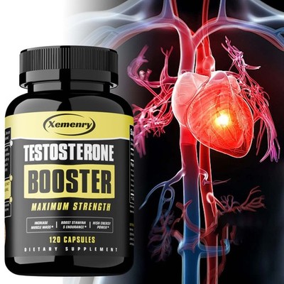 Testosterone Booster - Energy & Endurance - with Horny Goat Weed, Saw Palmetto