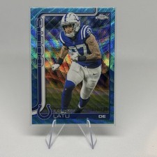 🔥 2025 Topps Chrome NFL Laiatu Latu Refractor /199🔥