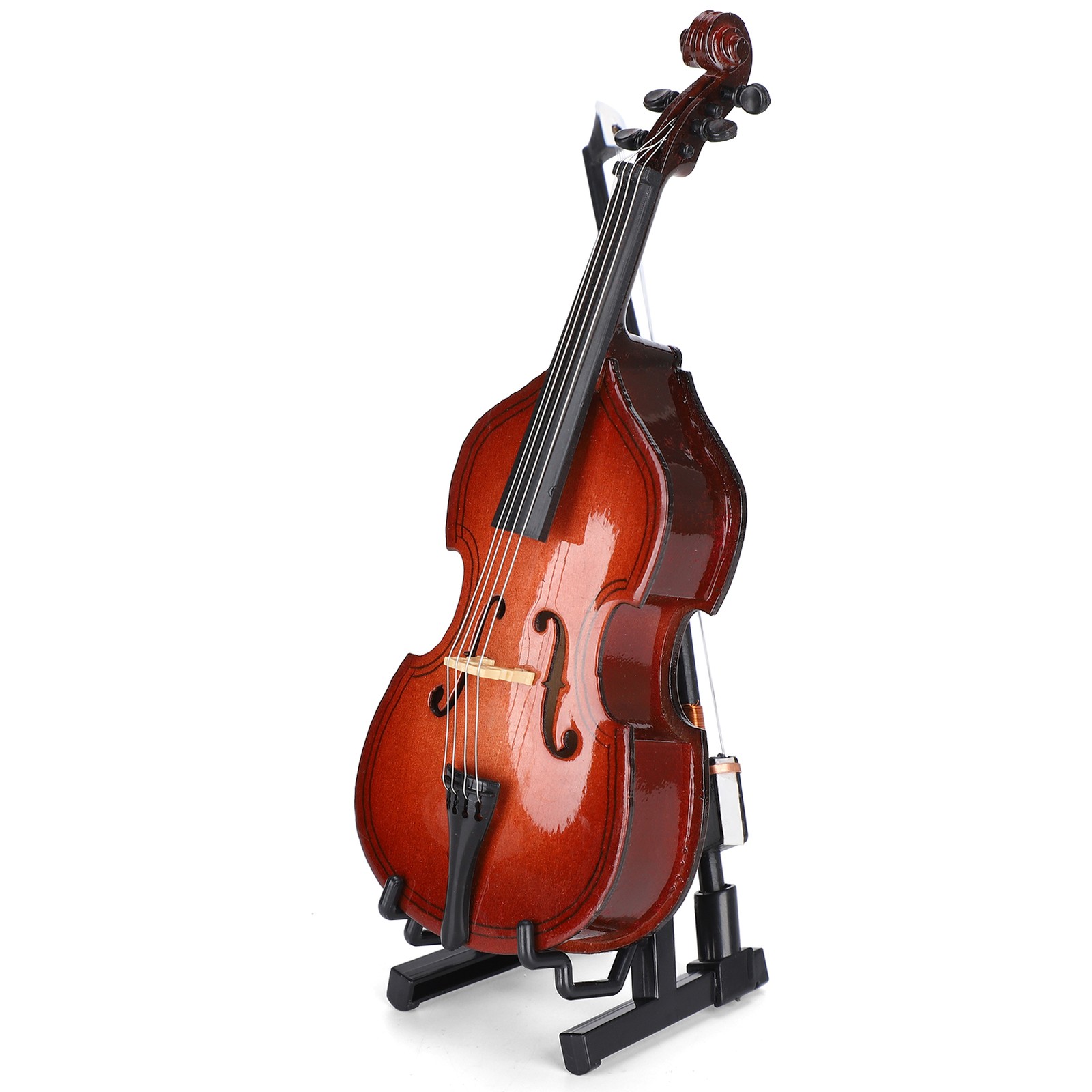 Miniature Musical Instrument Bass Guitar Model Ornament For Bedroom Decoration