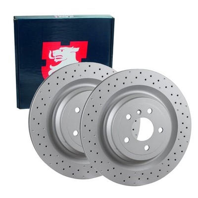 2x JP GROUP BREMSSCHEIBEN Ø345mm GELOCHT/INNENBEL. HINTEN BREMSEN