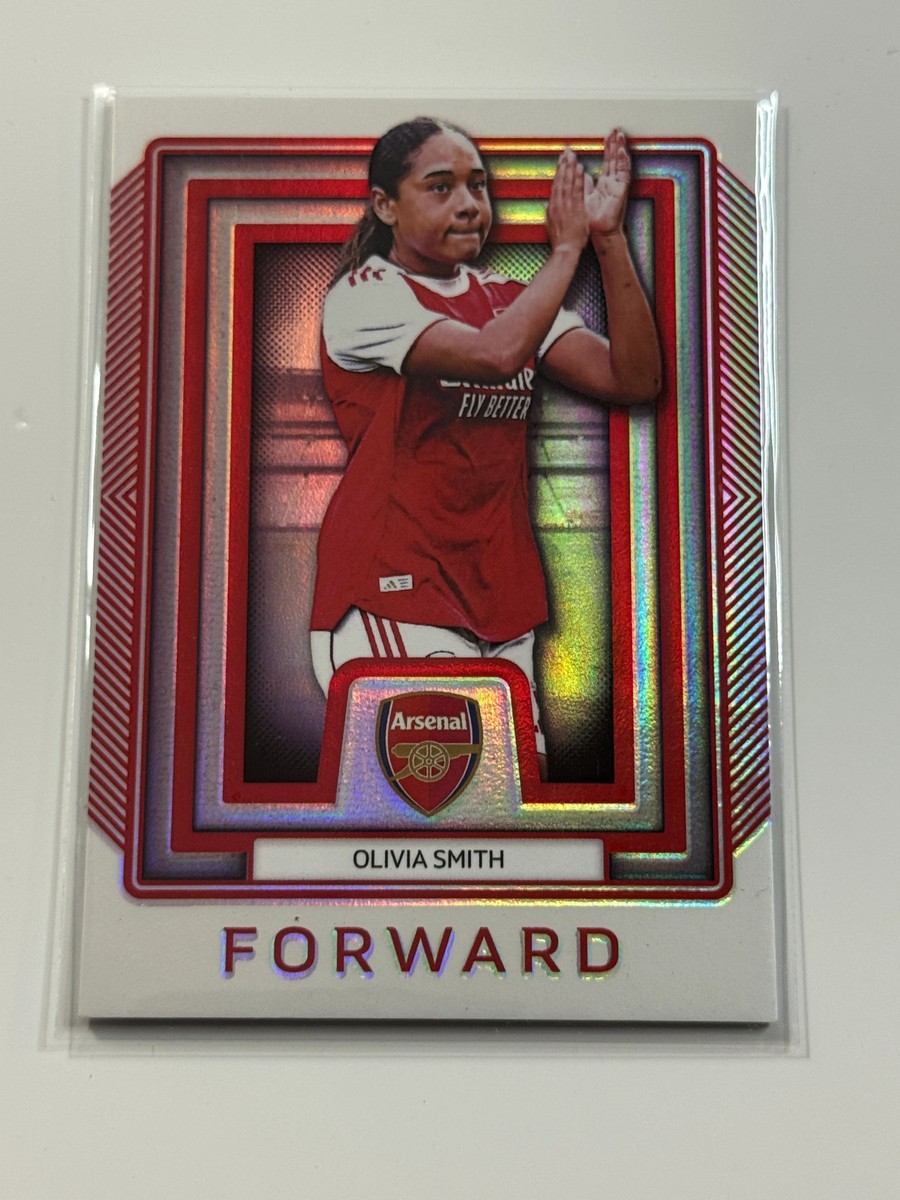 2025-26 Futera Platinum Arsenal Red Parallel #35 Olivia Smith