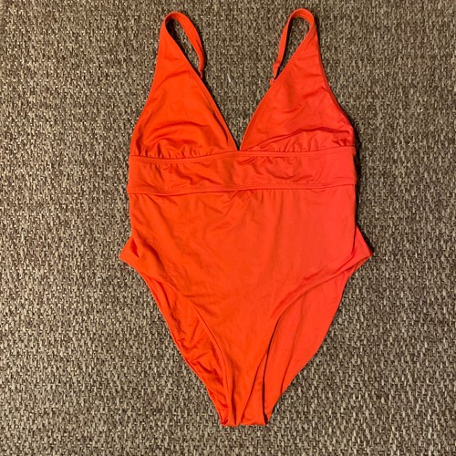 Monday Swimwear Portofino One Piece Swimsuit In Tangerine Size Large