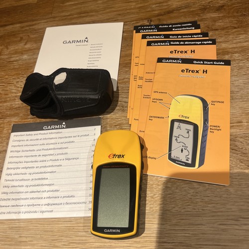 Garmin eTrex H Personal GPS with Box and Accesories