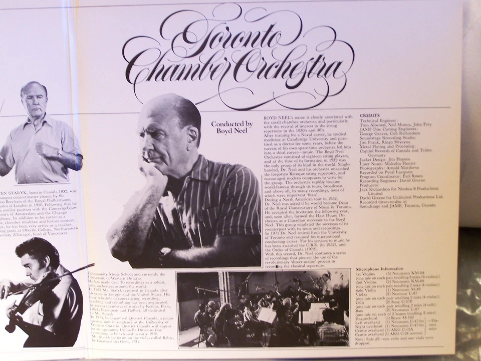 Bach Violin Con E-Major Orch Works Toronto Chamber Orch v.2 Direct-to-Disc RARE! - Image 4 of 4