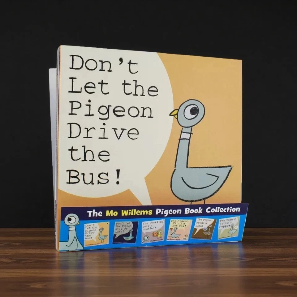 Don’t Let the Pigeon Book Set – Mo Willems 6-Paperback Collection, Kids Reading Foto 2 de 3