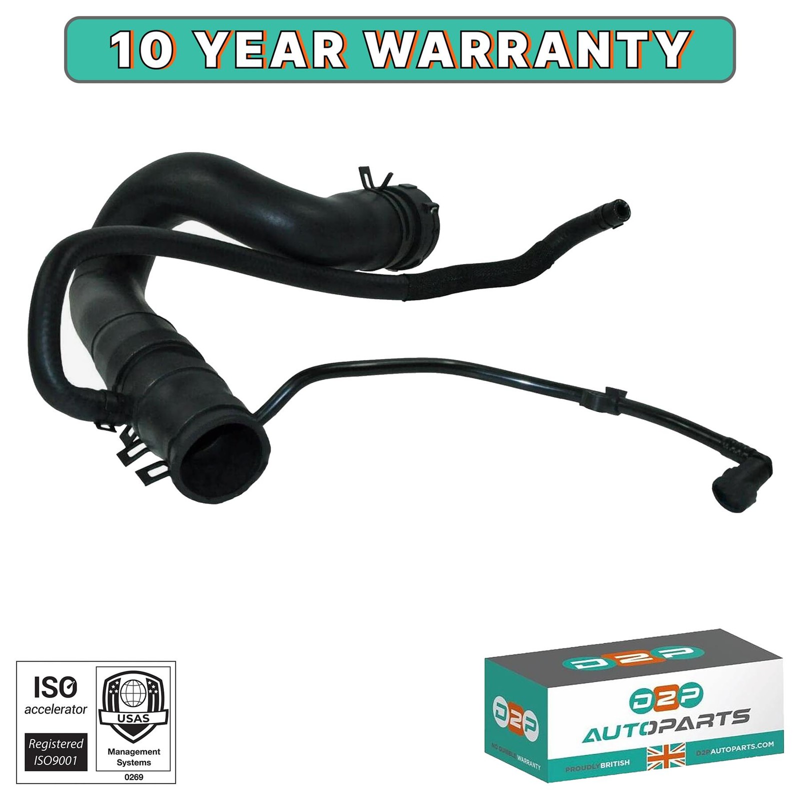 RANGE ROVER TDV8 TOP HOSE 4.4 TDV8 COOLANT HOSE RADIATOR HOSE LR029140