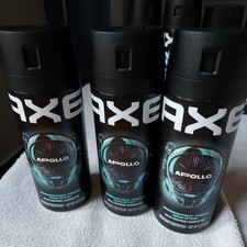 3-Pack Axe Apollo 48H Deodorant Body Spray For Men, Sage  Cedarwood, 4 oz Each