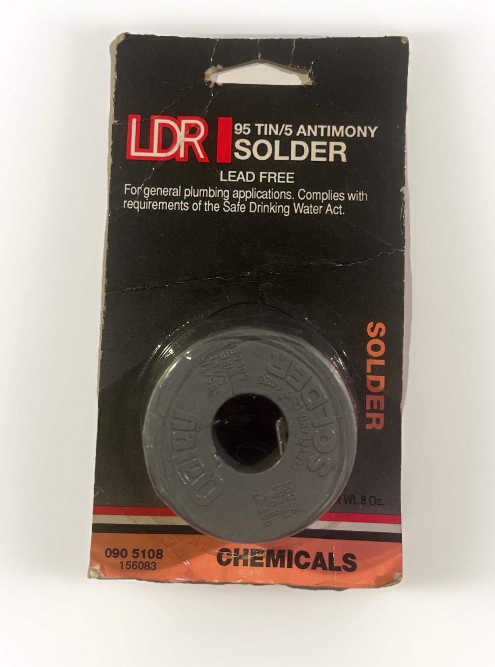 LDR Silver Solder Lead Free for Plumbing 8 oz Roll - 95 Tin / 5 Antimony - New