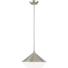 Livex Lighting 40685-91 Stockholm Mini Pendant Brushed Nickel
