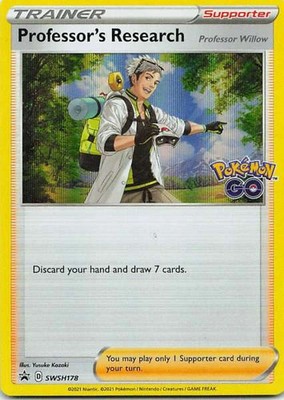 Professor Willow SWSH178 Pokemon GO Ultra Rare NM Pokemon TCG