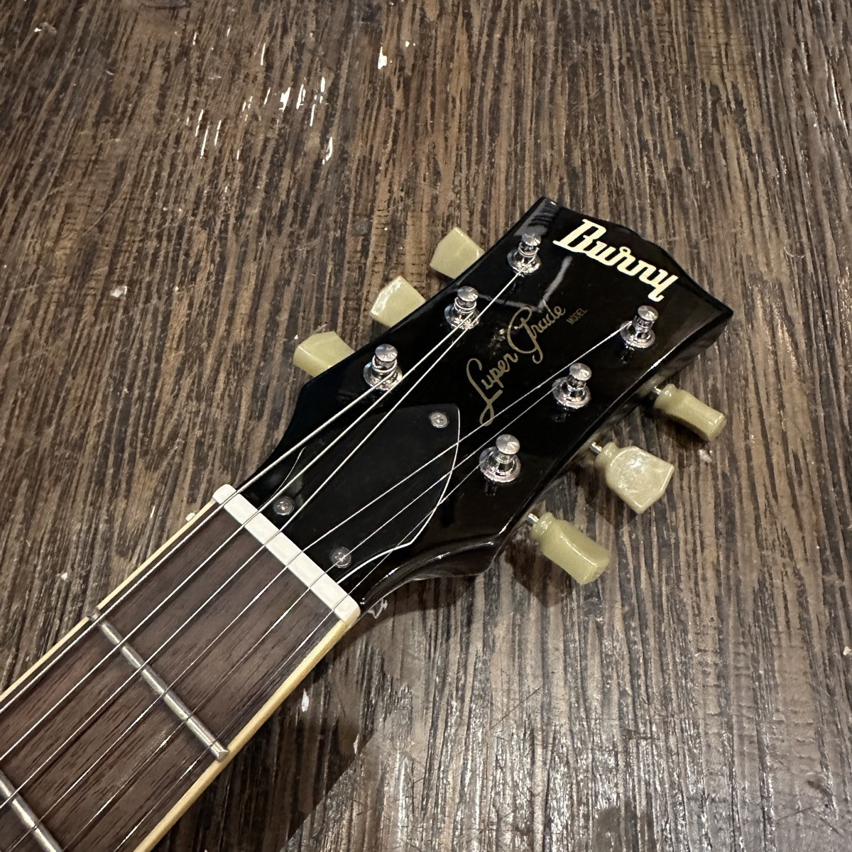Electric Guitar Burny LSD-80N Les Paul Type Blue Quilted Top