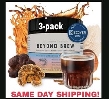  3 Pack Beyond Brew Mushroom Coffee 7-in-1 Energy/focus Gut