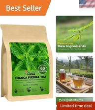 Chanca Piedra Tea - 60 Caffeine-Free Teabags for Kidney Health  Natural Detox