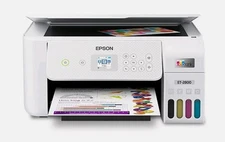 Epson EcoTank ET-2800 Color Inkjet Printer w/ Sublimation Ink, Low Print Counts