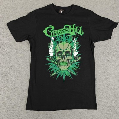 Cypress Hill Shirt Mens Small Black Graphic Skull Tee Hip Hop Band Rap Music