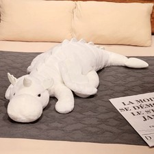 70-150cm Giant Dragon Plush Toy, Unicorn Horn, Wings, Hug Pillow Gift