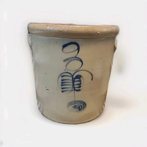 Minnesota Stoneware Co RED WING Salt Glaze SWIRLY 3 Gallon Beesting Target Crock