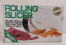 Vtg Rolling Slicer 5-Blade Slicer Dicer Shredder Veg Nuts Cheese ProgressiveIntl