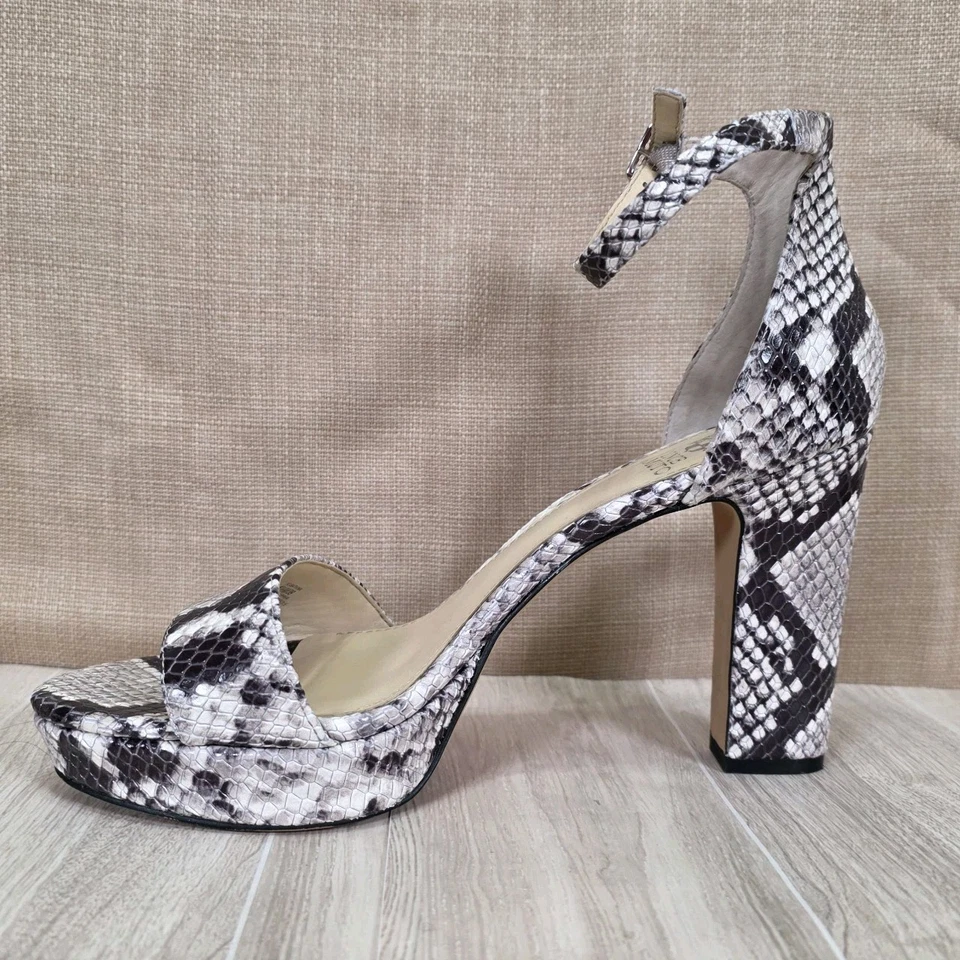 Vince Camuto Sathina Snake Print Dress Sandals Platform Pumps Women's Size 8.5M - Image 2 of 4