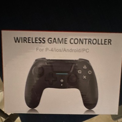 Wireless Controller w/ Programmable Back Buttons for PS4 iOS Android PC Black