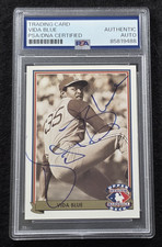 1992 VIDA BLUE Signed Upper Deck Card-ATHLETICS-SAN FRANCISCO GIANTS-PSA