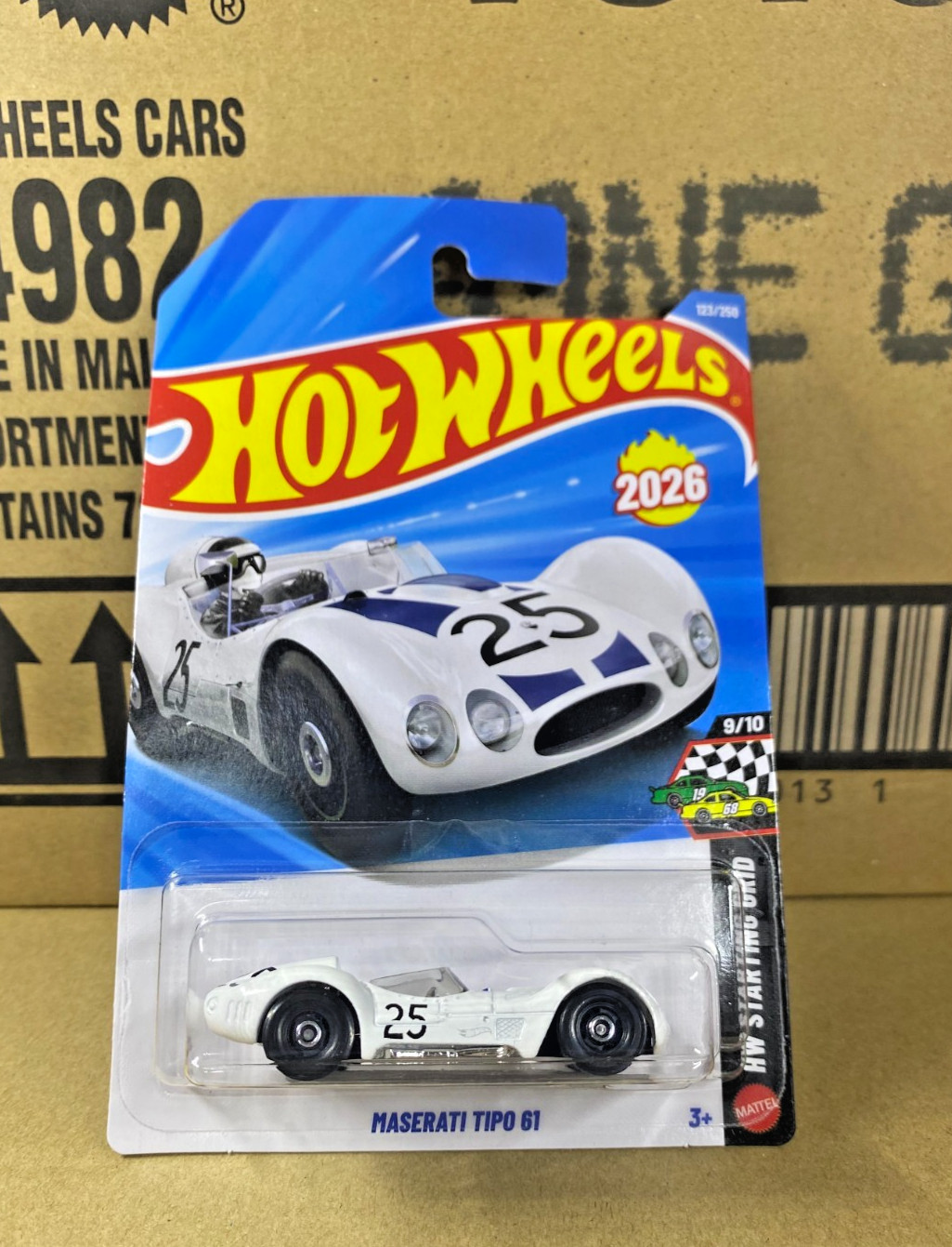 2026 Hot Wheels Mainline Case E Maserati Tipo 61 Series HW Starting Grid