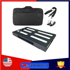 22  X 12.5  Guitar Pedal Board with Gig Bag, BuildIn Power Supply Cradle L22S