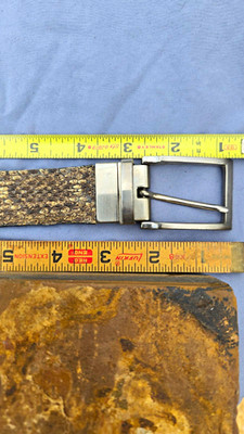 Vintage Genuine Exotic Reptile Skin Belt Made Italy MOD DEP 41  Western