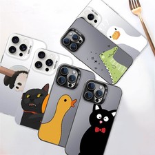 Laser Design Animal Cover For Samsung S24 iPhone 17 Pro Max 15 16e 14 Phone Case