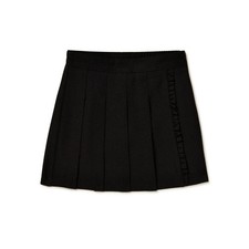 Wonder Nation Girls School Uniform Pleated Ruffle Scooter Skirt, Size 16 Plus