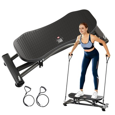 Balance Board for Adults, Ski Machine Exercise Equipment with Resistance Band...