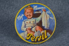 Persil ATA Werbe Schallplatte Picture Disc Louis Davids 1932 Pappe Vintage 25cm