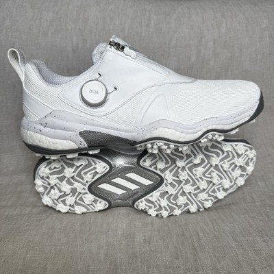 [MENS 10] Adidas CodeChaos 25 BOA Sports Golf Shoes White ID8605 MISSING LID