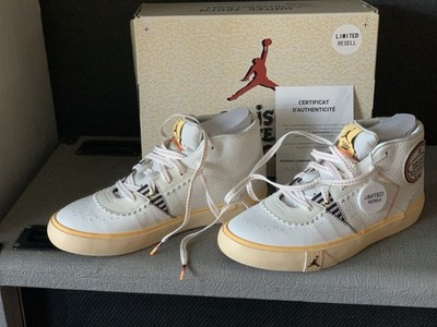 Nike Jordan Series Mid Maison 1 Chateau Rouge Sail, Größe 42, Weiß Beige