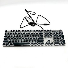 Aula 104-Key Retro Wired Mechanical Gaming Ke...