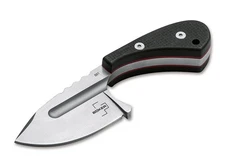 BOKER PLUS® Sigyn Fixed Knife 1.97" D2 Blade G10 Handle Full-Tang Black 02BO037