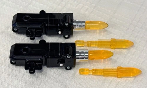 1999 Vtg. Power Rangers Lightspeed Rescue Solarzord Missile Launchers 4 Missiles