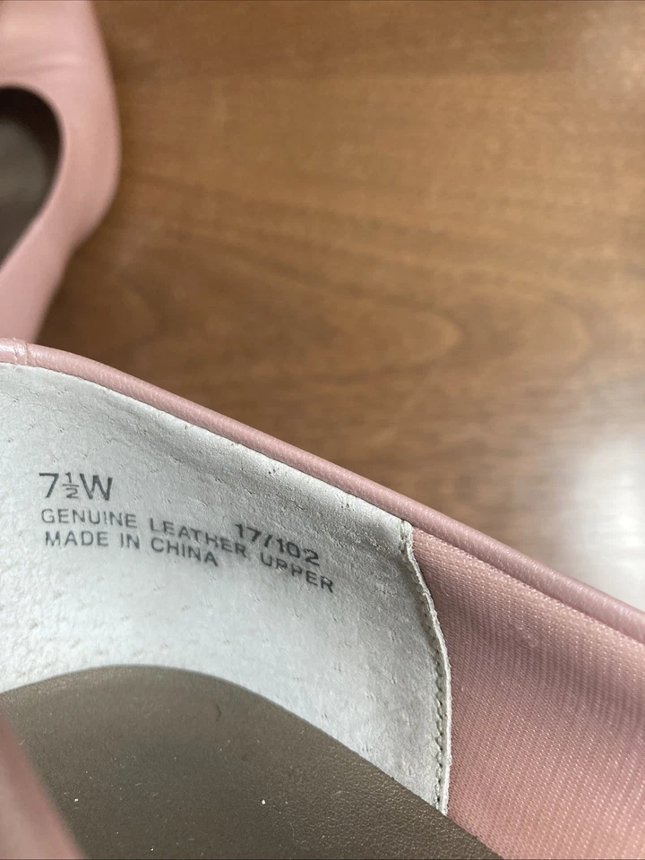 Женские розовые туфли на каблуке Nordstrom Comfort Construction слегка поношенные размер 7,5 Вт с коробкой - Изображение 3 из 4