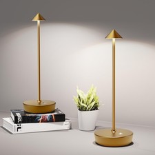 Cordless Table Lamps Rechargeable, 6000mAh Battery Operated LED Desk Lamp Out...