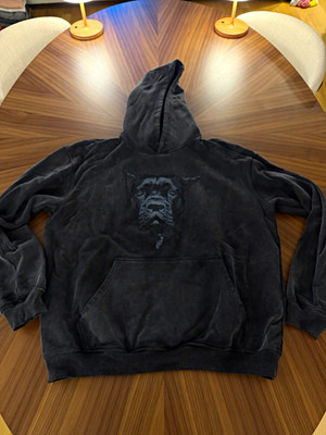 Born Admiral Men s Gray Graphic Print Pullover Hoodie Front Pocket Size M