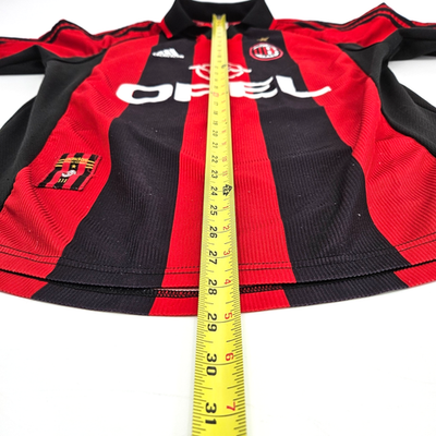 Vintage 1999 Adidas AC Milan Leonardo Araújo #18 Home Soccer
