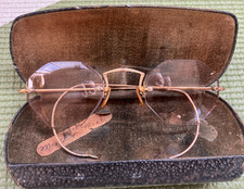 Vintage 12k Gold Filled Eyeglasses Glasses Arco Bausch Lomb Wire Rim