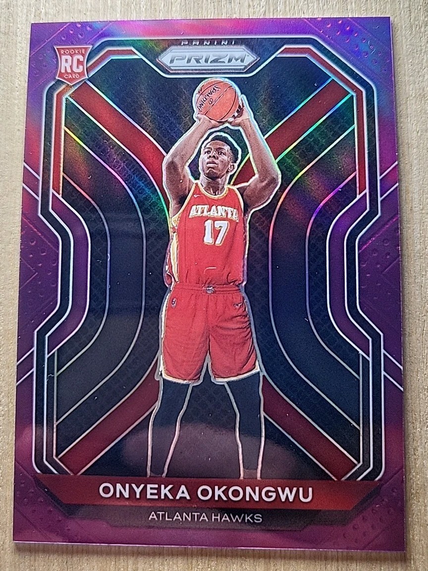 🏀 2020-21 Panini Prizm #260 Onyeka Okongwu (RC) Purple Prizm /99 Rookie HAWKS