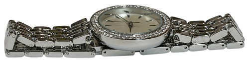 Blekon Collections Japanese Qrt Elegant Women Rhinestone Bezel SS Bracelet Watch - Picture 11 of 41
