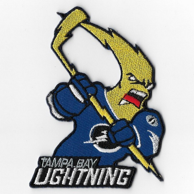 Tampa Bay Lightning (c) Iron on Patch Embroidered Hockey Patches