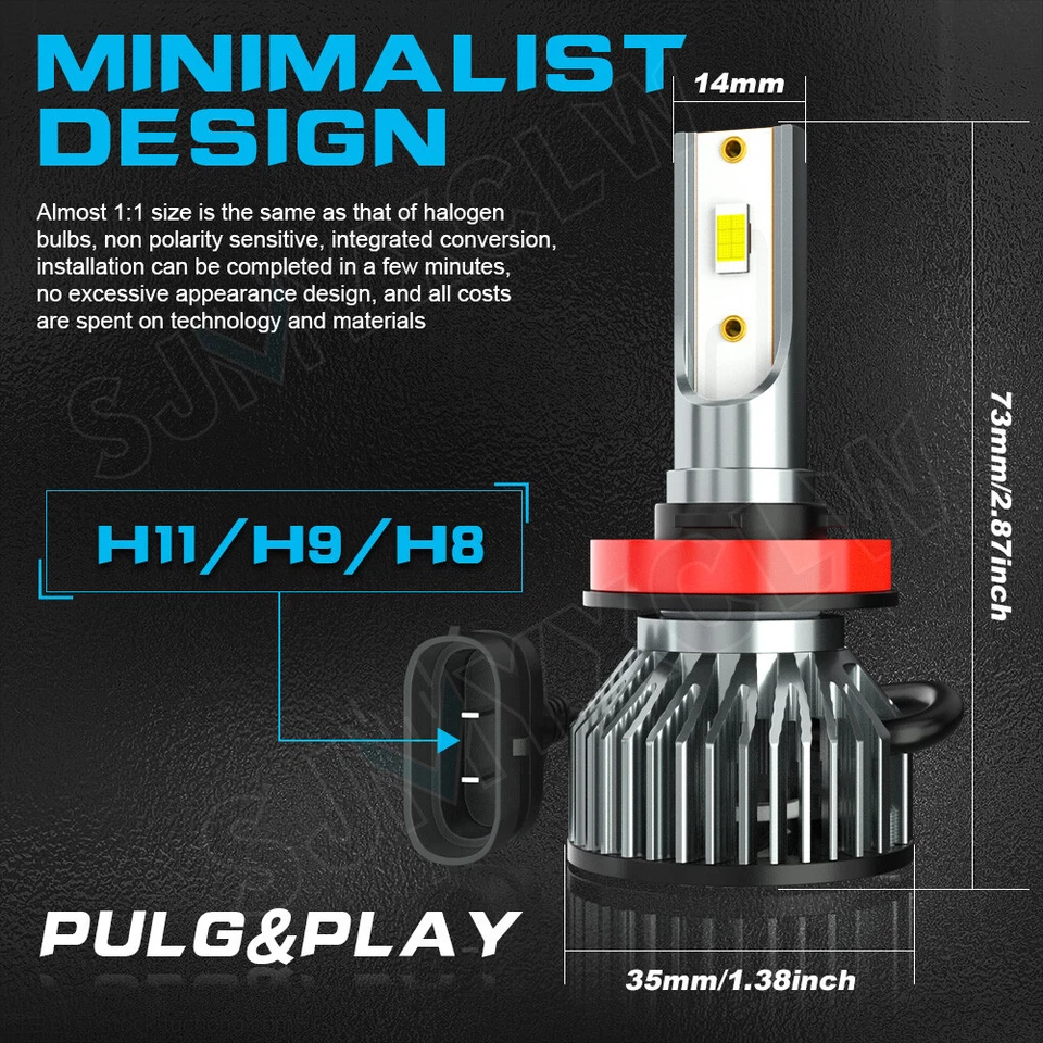 Kit de faros LED altos/bajos para camión Kenworth T370 T660 T680 T880 2014-2020 Foto 4 de 4