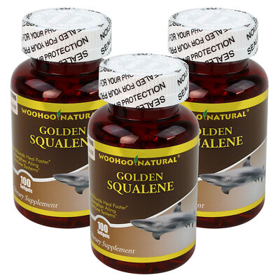 #ad #ad 3 x Golden Squalene 1000 mg 100 Softgels $35.40